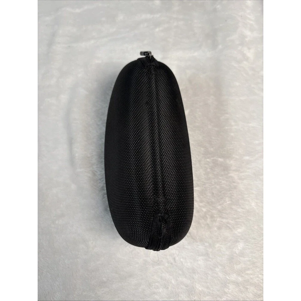 Oakley Hard Sunglasses Case W/Zipper Black w/ Grey Logo Eyewear Protector